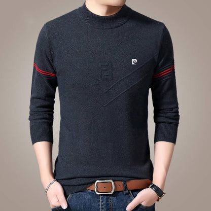 2019 Autumn Casual Men's Sweater Slim Fit Knittwear Mens Sweaters Pullovers Pullover Men Pull Homme