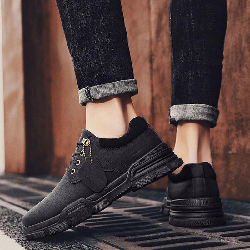 Spring Men's Shoes Waterproof Non-slip Work Wear-resistant Shoes Martin Boots Men's Sneakers Sports Breathable Casual Shoes