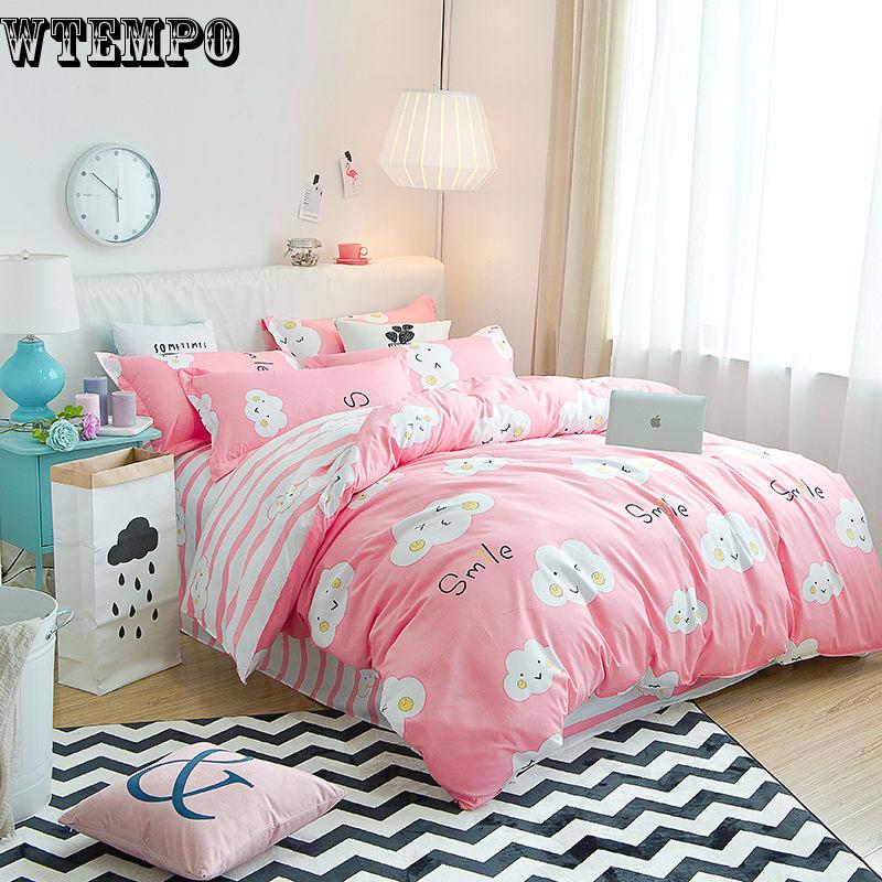 Quilt Bedding Pillow Cartoon Home Textile Comfort Bedroom Bedding