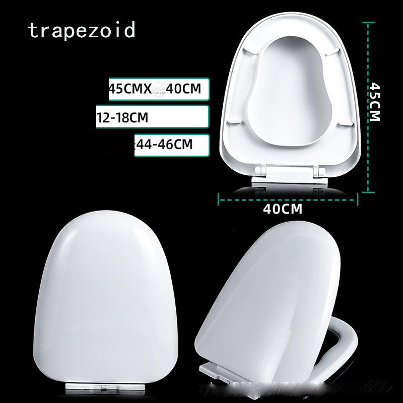 Toilet Cover Thickened Household General Old-fashioned V-shaped U-shaped Square O-shaped Toilet Seat Cover