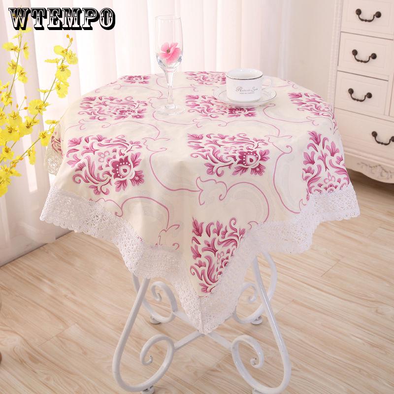 WTEMPO Hotel meeting room dust tablecloth printing oil-proof waterproof tablecloth