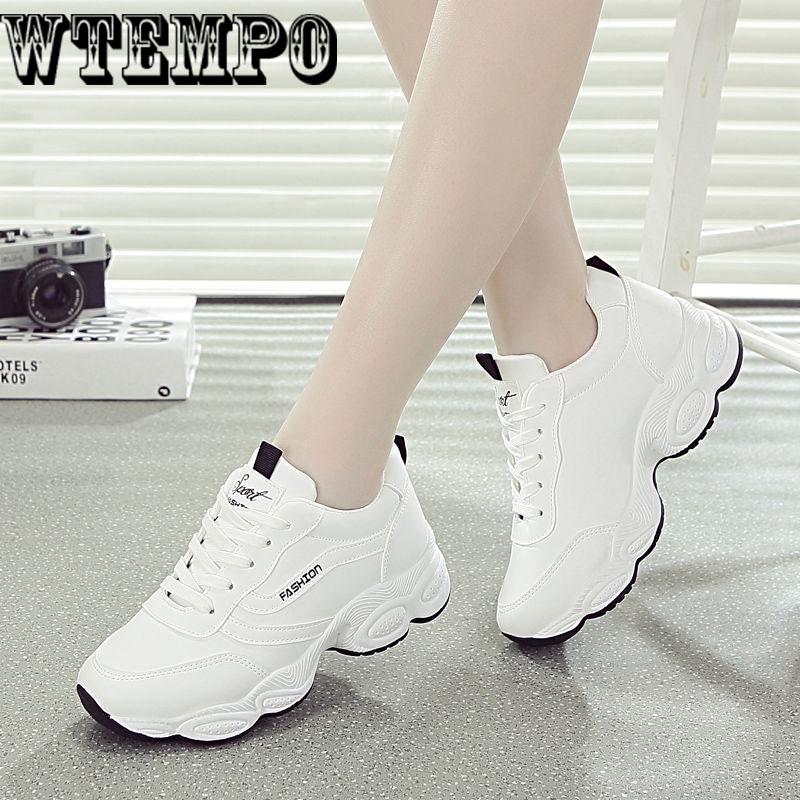 Women Casual Shoes Fashion Sneakers Shoes Women Flats Platform Lace-Up Breathable Women Sneakers