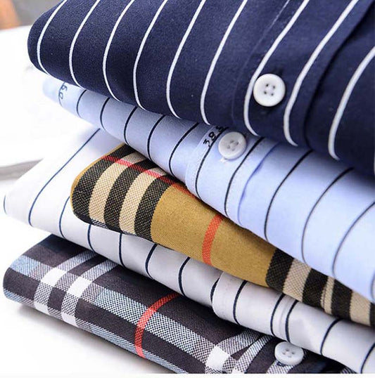 Spring and Autumn Long-sleeved Shirts Popular Men's Thin Casual Printed Shirts Tide Youth Inch Shirts