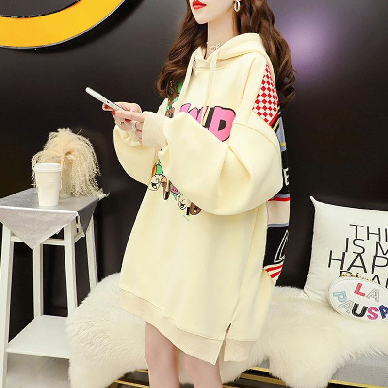 Fashion Spring and Autumn Thin Female Sweater Wild Hat Loose Korean Version Leisure Blouse