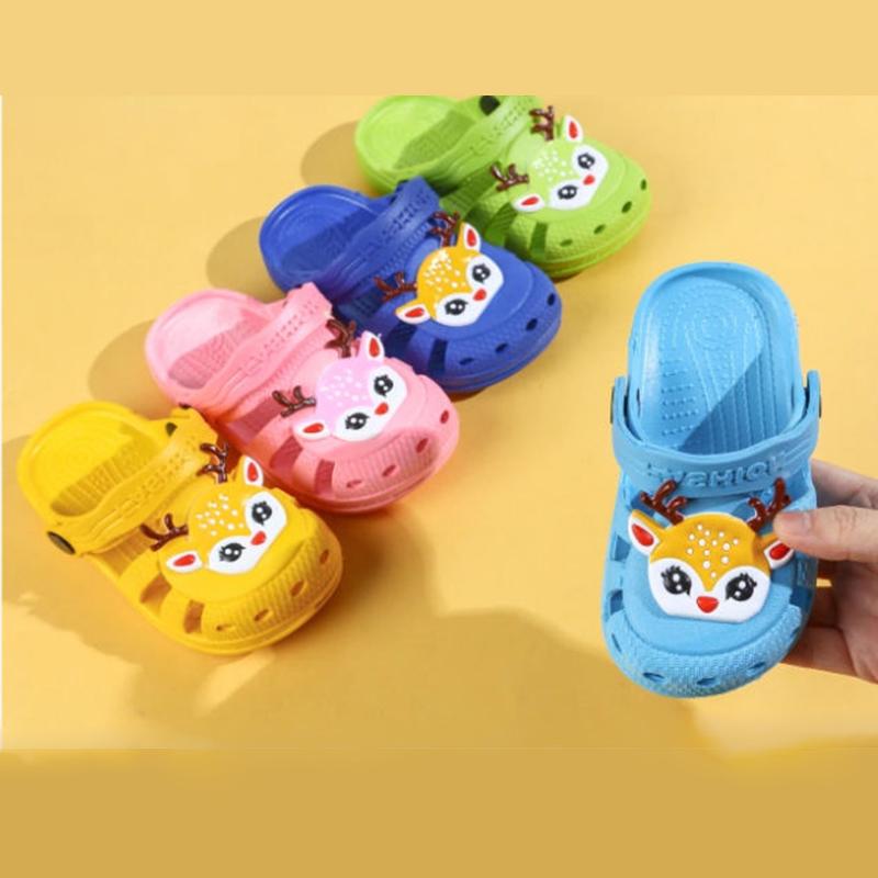 Handsome Children's Spring and Autumn Slippers for Boys and Girls In Summer Non-slip Cute 1-8 Year Old Baby Toddler Shoes Soft-soled Sandals