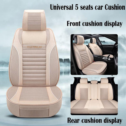 5 set Auto Seat Cushion 5 seats Universal car seat cover Waterproof Car Seat Cover Universal Leather