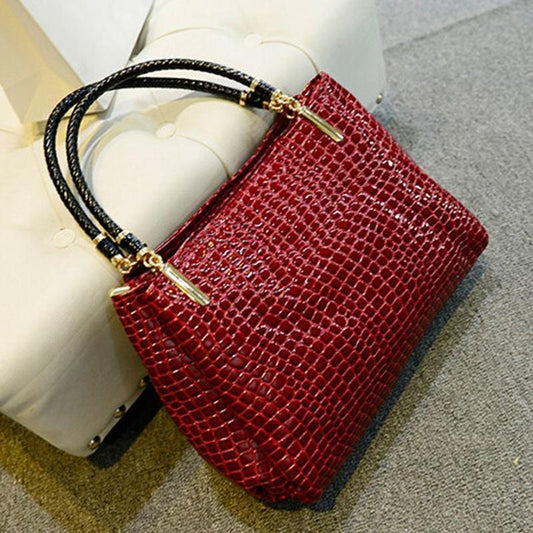 Famous Designer Bags Women Leather Handbags Luxury Ladies Hand Bags Fashion Crocodile Pattern Bag