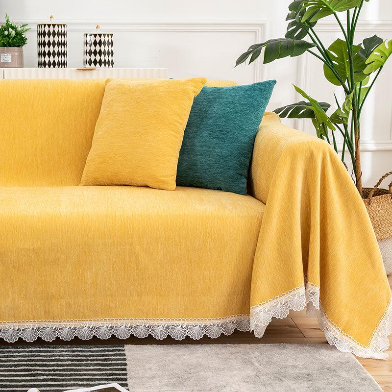 Four Seasons Universal European Style Sofa Cover Towel All-inclusive Universal Lazy Sofa Cushion Cover Thick Non-slip Dust Cover