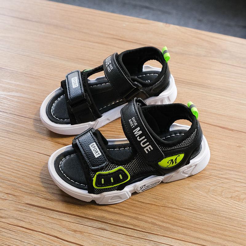 Boys  Girls Sandals Summer Korean Kids Non-slip Soft-soled Breathable Beach Shoes Large Children's Shoes