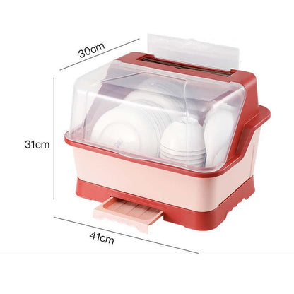 Kitchen Put A Bowl of Multi-function Storage Box Household Tableware Storage Box Drawer with Cover Storage Box