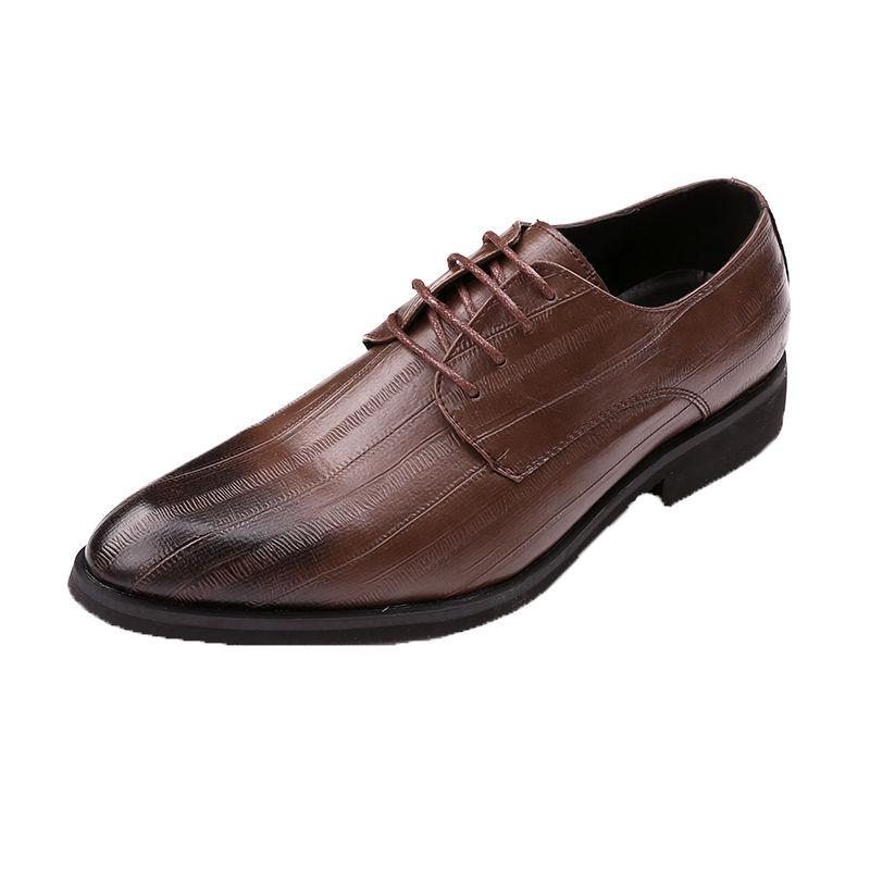 Leather Men's Shoes British Business Suit Men's Shoes Leather Wedding Shoes Men Dress Shoes for Men