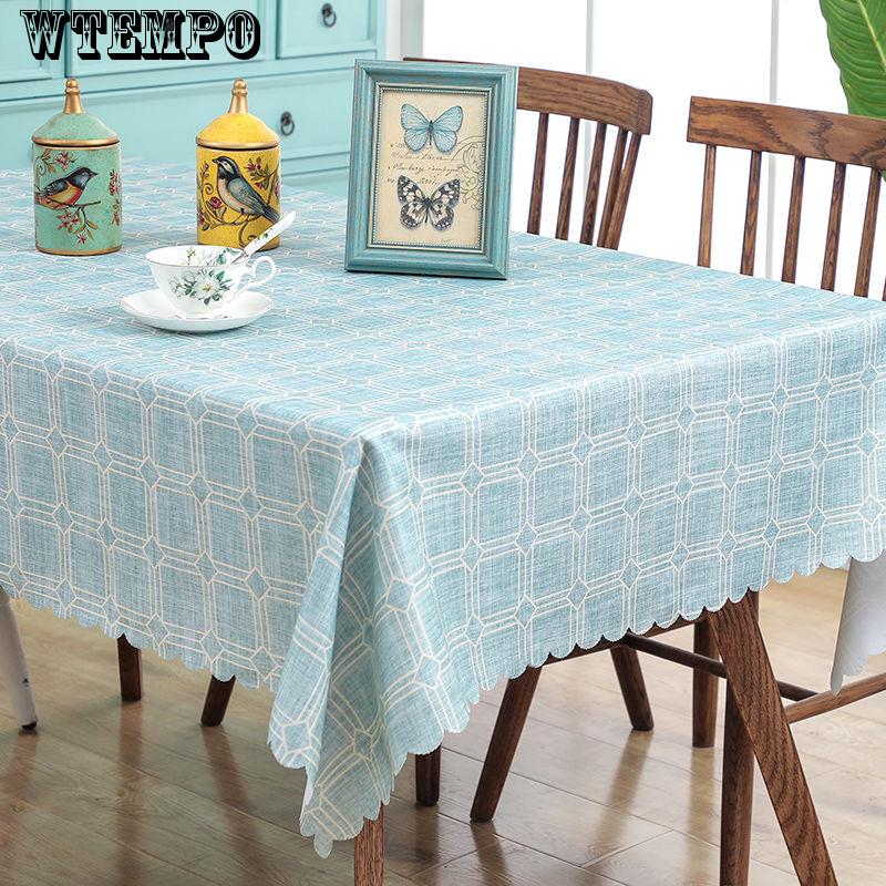 Restaurant Banquet Wedding Tablecloth Waterproof Coffee Table Cloth