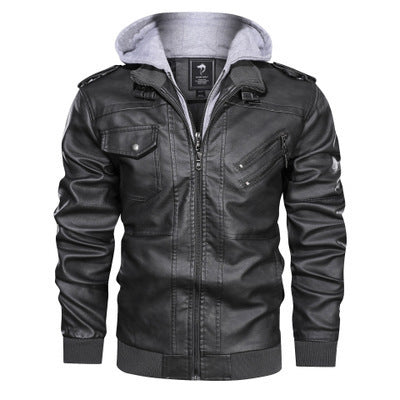 Men's Leather Jackets Autumn Casual Motorcycle PU Jacket Biker Leather Coats Brand Clothing EU Size