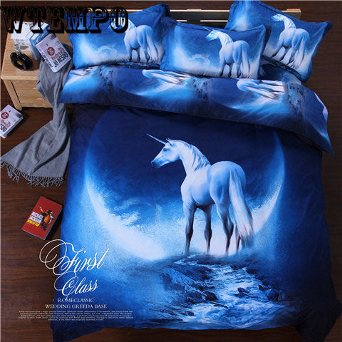 3D Bedding Set For Adults Bed Duvet Cover Sets Twin Full Size Galaxy