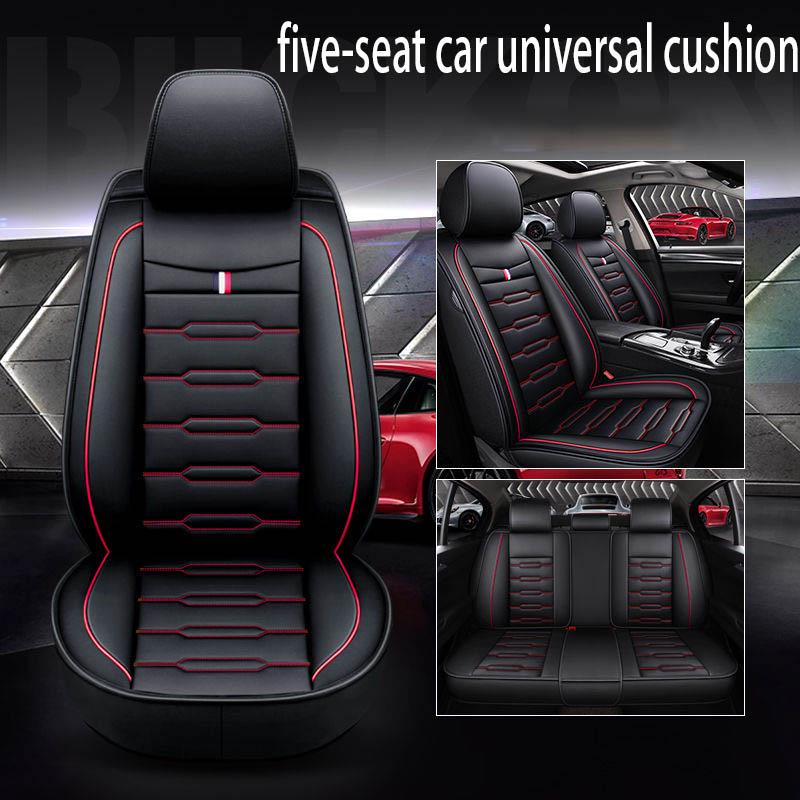 5 Seat Car Universal Seat Cover Fully Surrounded Leather Car Seat Comfortable Leather Car Seat Cover