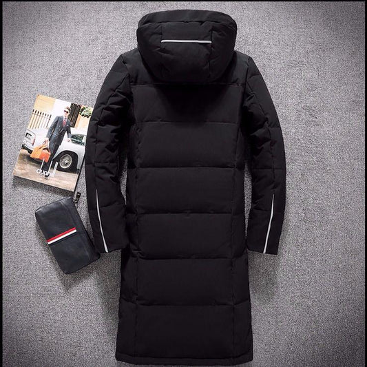 Winter Medium and Long Section Cotton Clothing Large Size Down Jacket Outdoor Leisure Men's Clothes