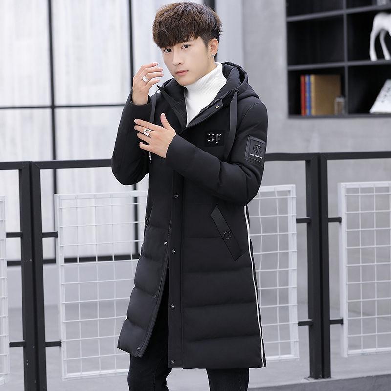 Large size Down jacket Trend Men's clothes  Winter Medium and long section Leisure Cotton clothing