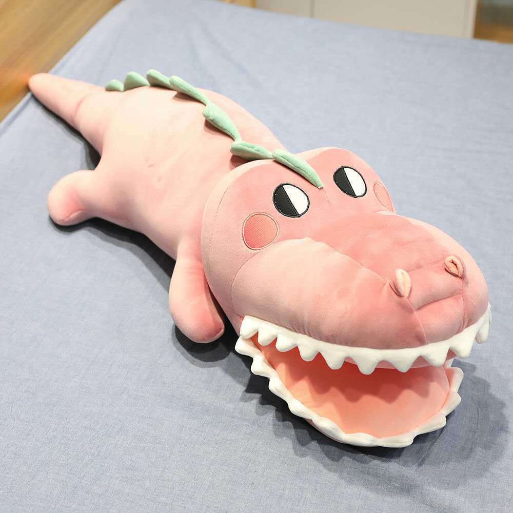 Lovely Dinosaur Pillow Doll Crocodile Plush Toy Bed Sleeping Plush Doll Children's Birthday Present