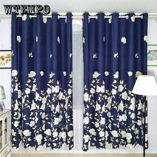 2pcs Modern Simple Curtains Blackout Nordic Style Curtain Short Curtain