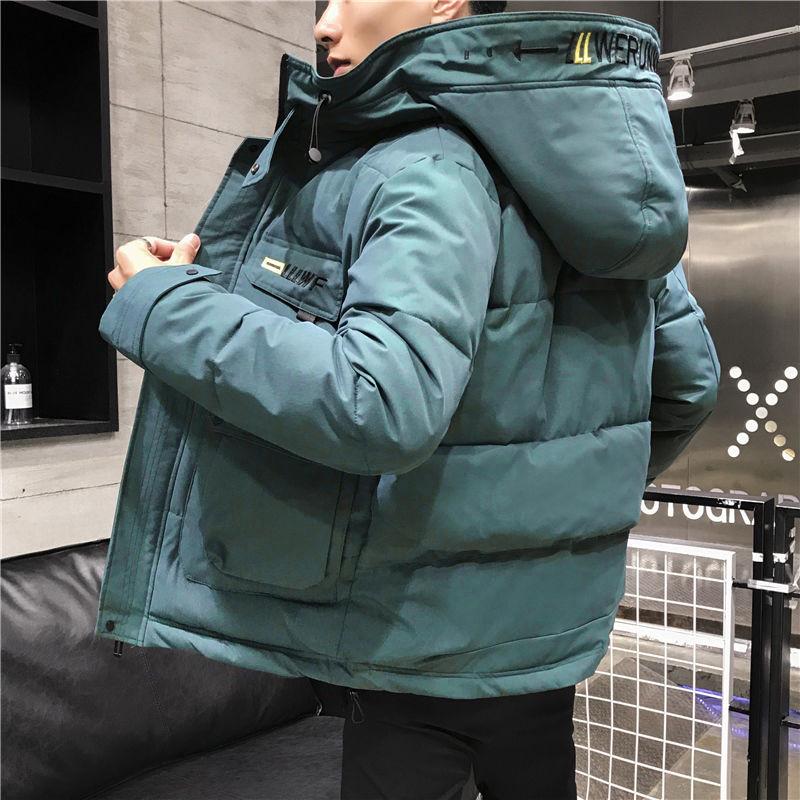 Tooling Warm Men's Winter Korean Jacket Trendy Brand Loose Large Size Thick Hooded Cotton Jacket