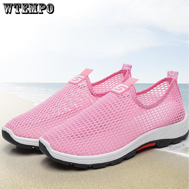 Women Mesh Breathable Casual Shoes Female Running Shoes Outdoor Sneakers Summer Sandals