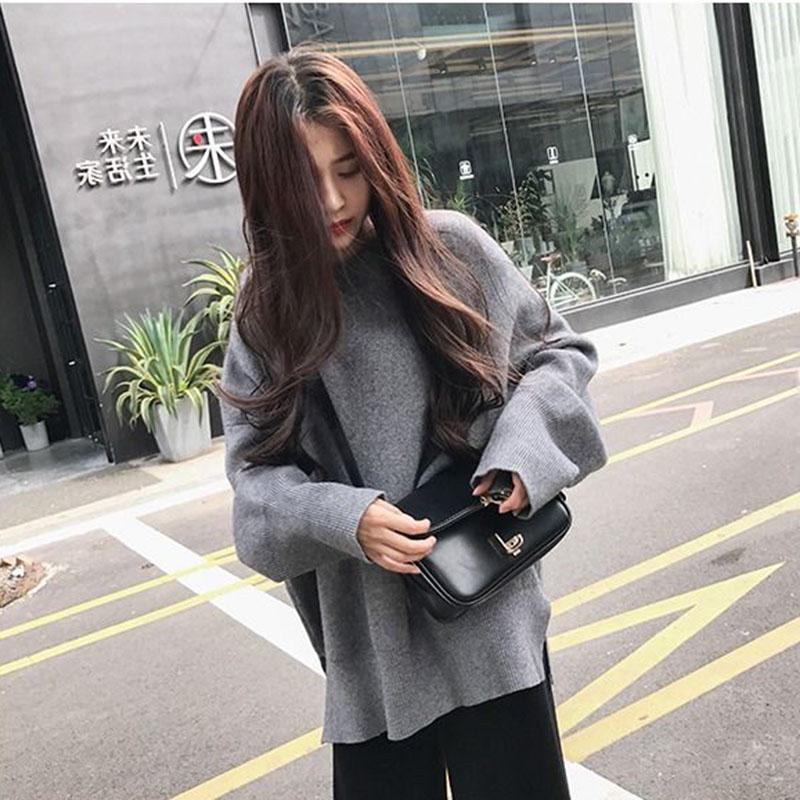 Autumn and Winter Fashion Korean Sweater Loose Casual Jacket Plus Size Young Women's Sweater