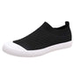 Plus Size 38-44 Summer Men Black Knitting Sneakers Comfortable Running Basketball Shoes Breathable Shockproof Non-slip Lazy Shoes