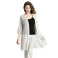 Spring and Summer Plus Size Mid-length Shawl Sexy Lace Cardigan Mesh Air-conditioned Beach Women's Sun Protection Clothing