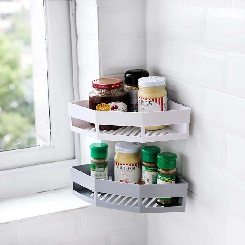 Bathroom Shelf Bathroom Wall Surface Wall Hanging Triangle Storage Frame Washing Station Toilet Corner Storage Rack