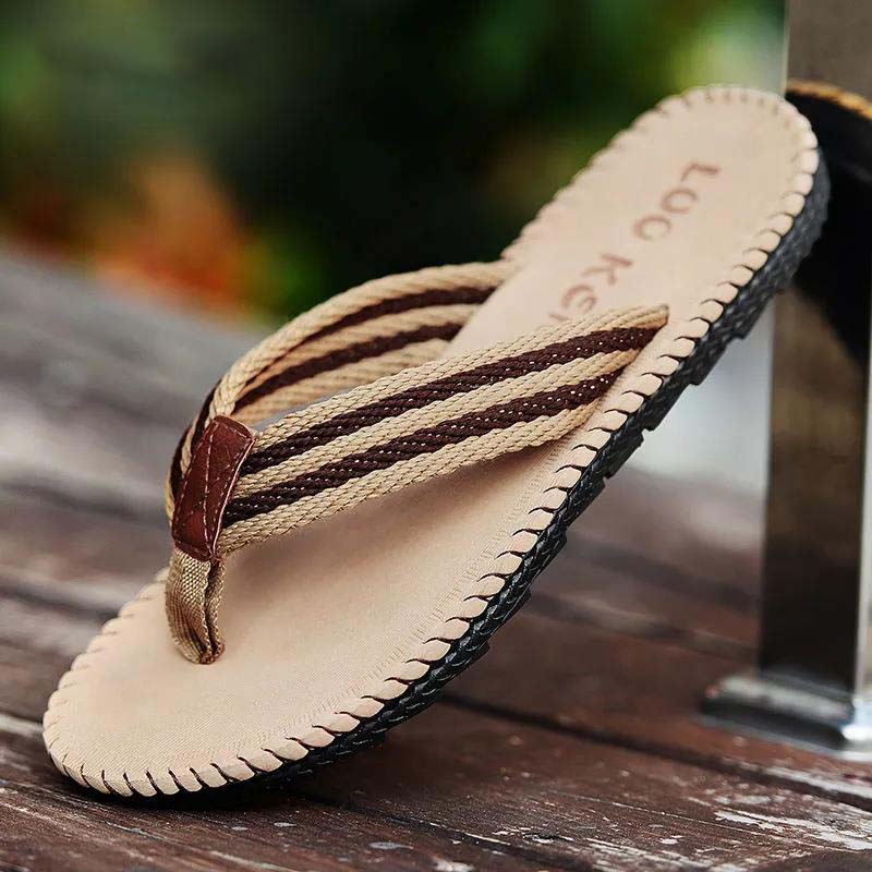 Summer Men's Slippers High Quality Beach Sandals Non-slip Casual Shoes Slippers