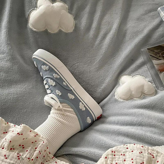 Niche Shoes Original Cloud Canvas Shoes Fashion Students All-match Cute Gentle Sister Sneakers