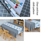 Tablecloth Waterproof and Oil-proof Disposable Pvc Table Mat Desk Cover Cloth Nordic Rectangular Home Coffee Table Cloth Fabric