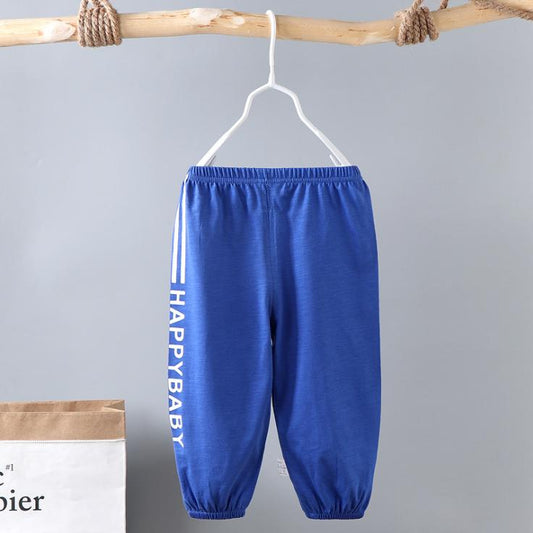 Summer Anti Mosquito Pants Children's Boys' and Girls' Pants Thin Baby Sports Pants Lantern Pants