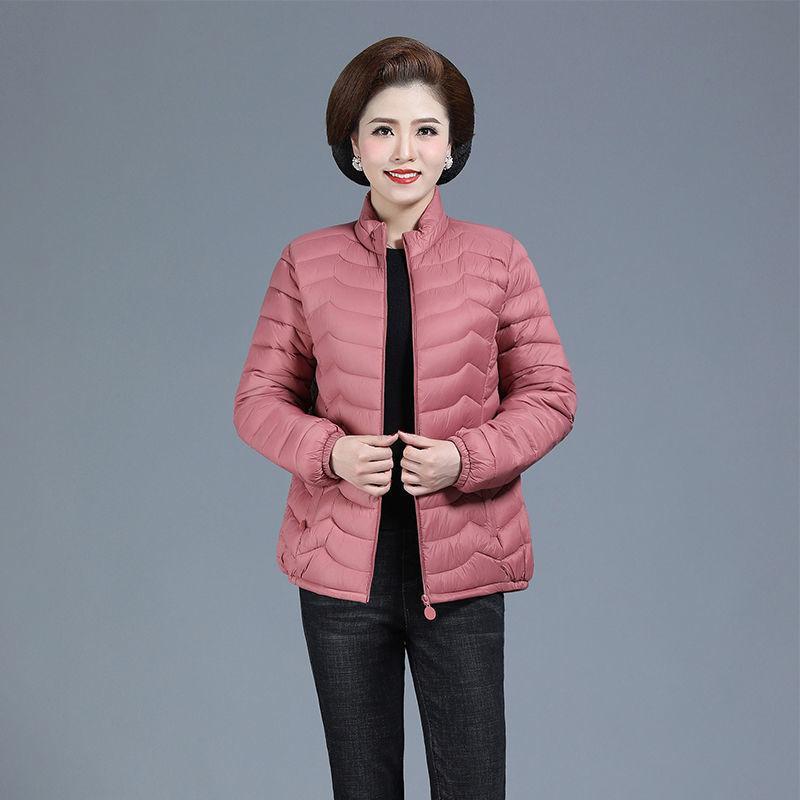 Women's Down Jacket Winter Short Warm Slim Fashion Solid Color Jacket Lightweight Plus Size Down Jacket