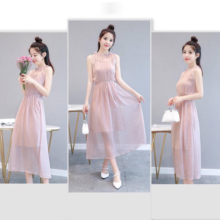 Pink Chiffon High Low Party Dress Summer Women Dresses Strapless Dress Sleeveless  Party Gowns