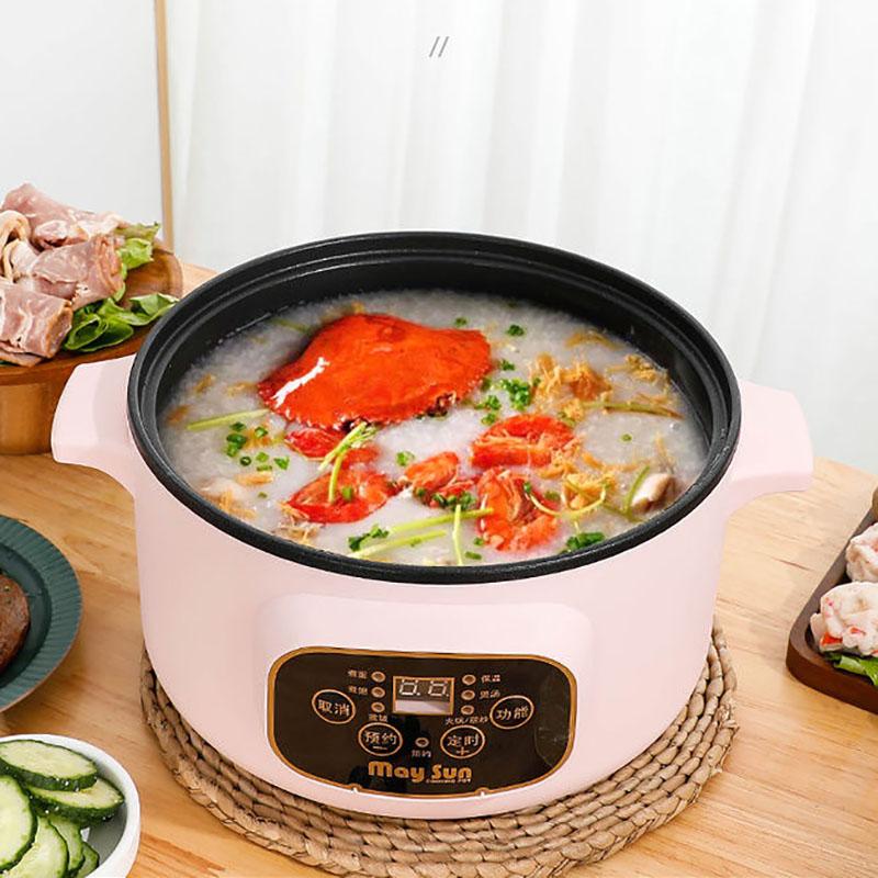 Multifunctional Electric Cooker Rice Cooker Electric Steamer Household Electric Frying Pan Non-stick Pan