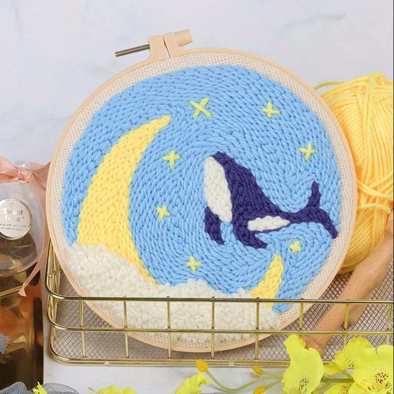 Russian Stamp Stamp Embroidery Handmade Embroidery Diy Material Package Stamp Stamp Xiuledun Embroidery Cross Stitch Yarn Embroidery