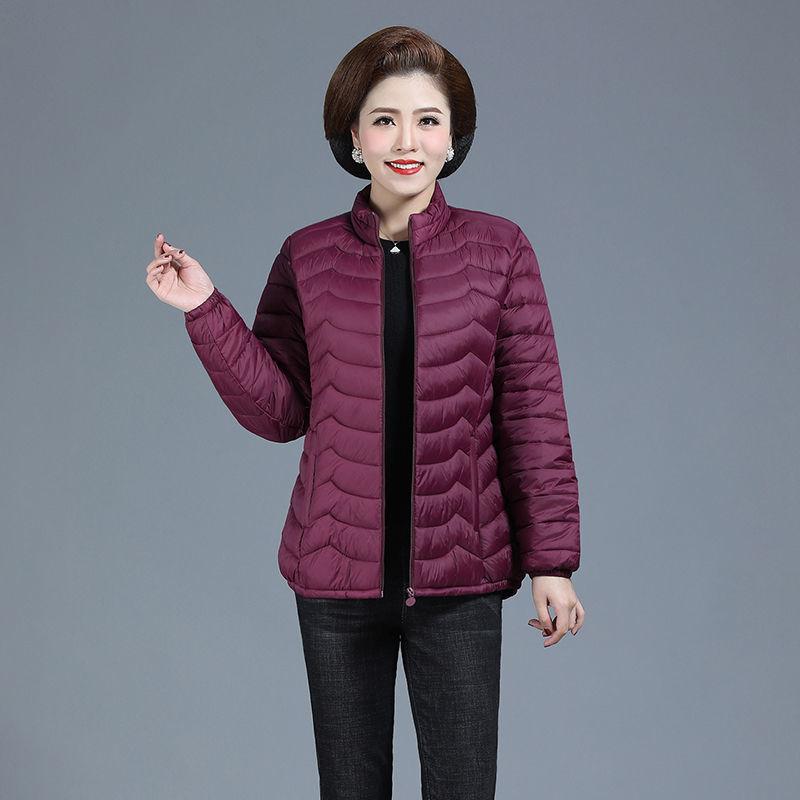 Women's Down Jacket Winter Short Warm Slim Fashion Solid Color Jacket Lightweight Plus Size Down Jacket