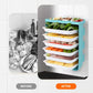 Home Kitchen Plate Vegetable Storage Plate Hanging Shelf Folding Drawer Type Free Drilling Preparation Plate Home Organozers