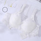 No Steel Ring Ultra-thin Bra Thin Underwear Ladies Gather Lace Sexy Big Breasts No Sponge Large Size Bra