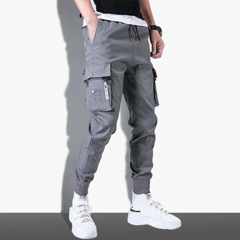 Pants Men's Trendy Brand Overalls Men's Loose Nine-point Pants Male Students Trendy Feet Large Size Casual Pants