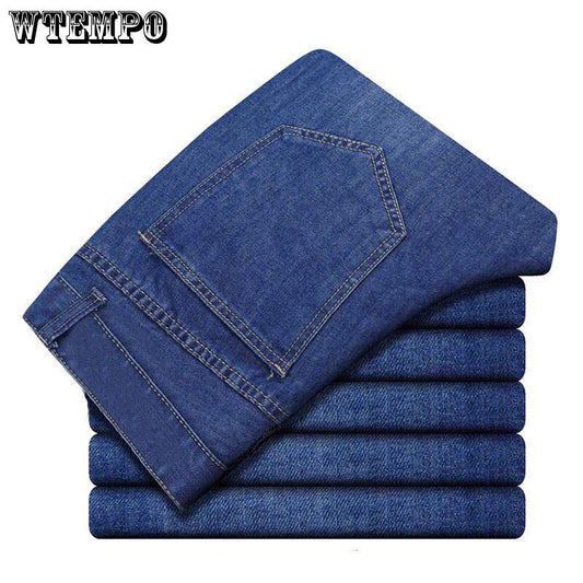 Polybag Hemiks Fashion Regular Leggings Straight Fit Denim Jeans Pants Men