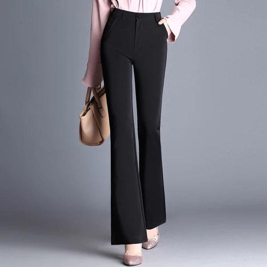 Models Micro Trousers Trousers High Waist Stretch Slim Large Size Straight Flared Pants Pants