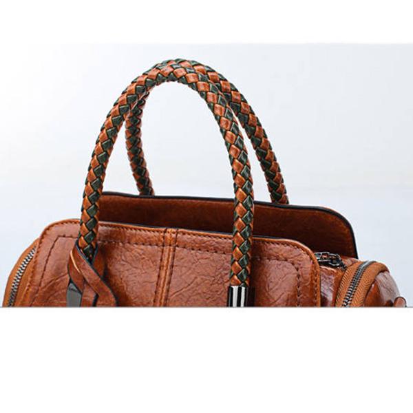 Trendy wild Patent leather bag Genuine Leather Woman bag European and American style Handbag