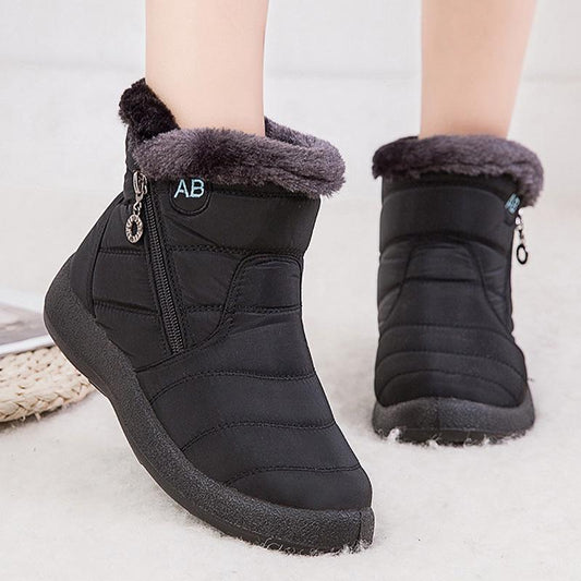 High Quality Winter Boots Women's Boots Mother Shoes Waterproof Non-slip Ankle Boots Women Rain Warm Fur Foot Casual Cotton Shoes