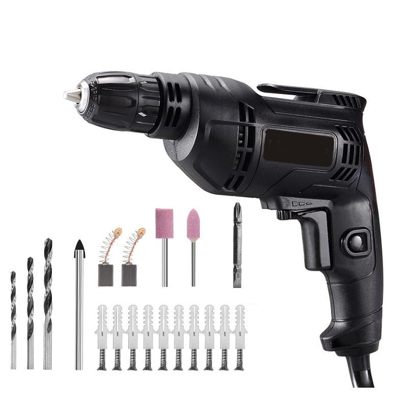 880W Electric Drill Plug-in Electric Screwdriver Motor for Drilling, Cutting and Grinding