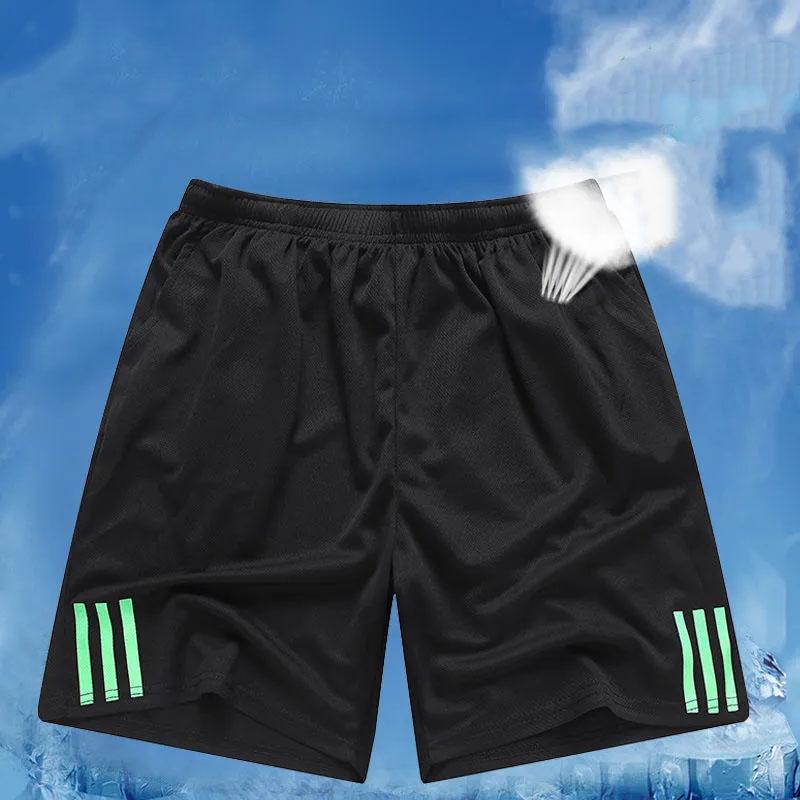 Men's Running Fitness Sports Shorts Large Size Casual Beach Pants Summer Thin Section Breathable Five-point Pants Quick-drying Pants