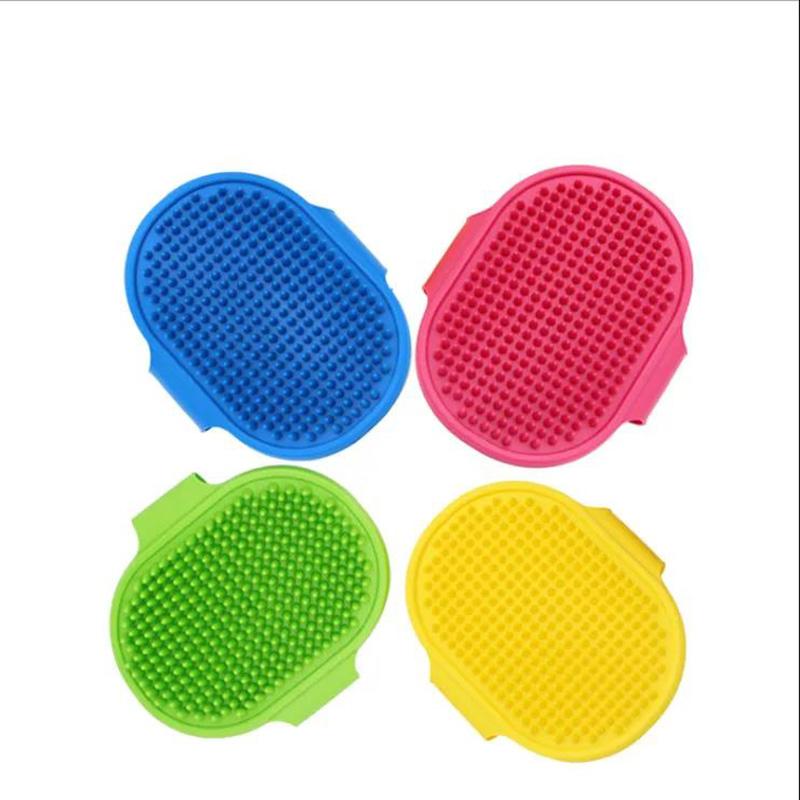 Dog Bath Silicone Shampoo Bath Liquid Storage Cup Pet Bath Brush Silicone Cat Puppy Bath Brush Pet Cat Dog Grooming Comb Hair Removal Massage Brush