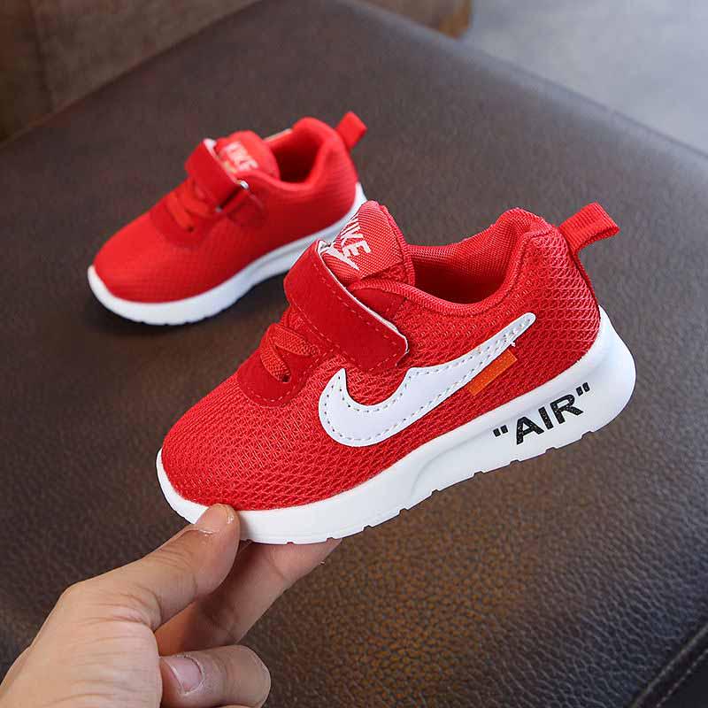 Size 21-30 Child Low-top Sneakers Kids Mesh Breathable Basketball Shoes Lightweight Running Shoes Wear-resistant Deodorant Baby Shoes