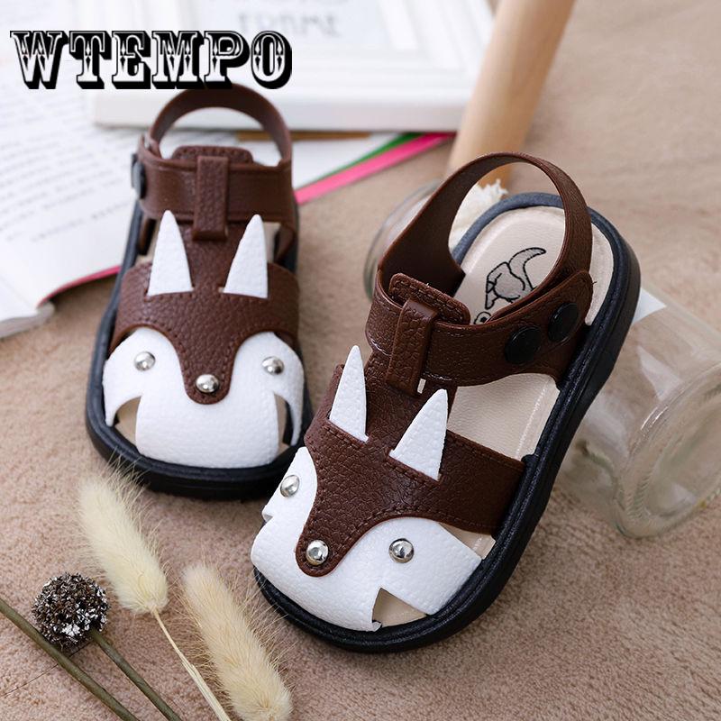 Sandals Kids Closed Toe Toddler Boys Sandals Orthopedic Sports PU Leather Boys Shoes